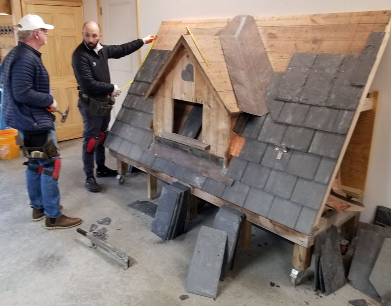 Slate Roof Installation class of March 19, 2026 - Taught by Joe Jenkins in Grove City, PA. 